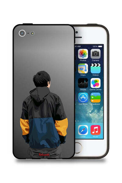 Tolwak جراب حماية لجهاز Apple iPhone 5/5s/SE - صورة فنية لطفل