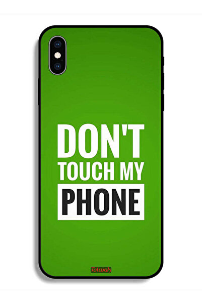 Tolwak Protective Case For Apple iPhone X Don_T Touch My Phone