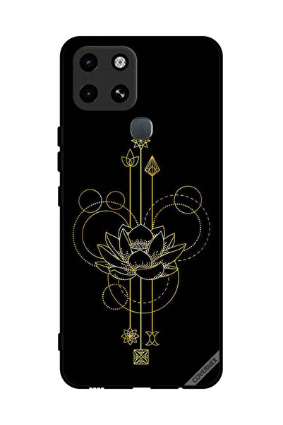 Covernex غطاء حماية لهاتف إنفينيكس سمارت 6 - تصميم زهور عصري