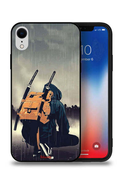 Tolwak غطاء حماية لجهاز آيفون XR من آبل، رسمة سيف ساموراي رقمية