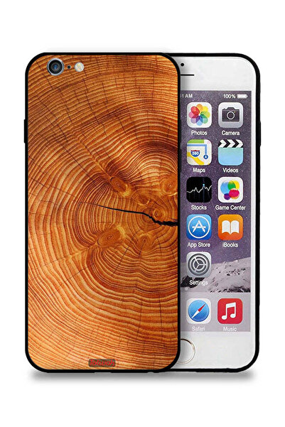 Tolwak جراب حماية من الخشب المتصدع لجهاز Apple iPhone 6/6s
