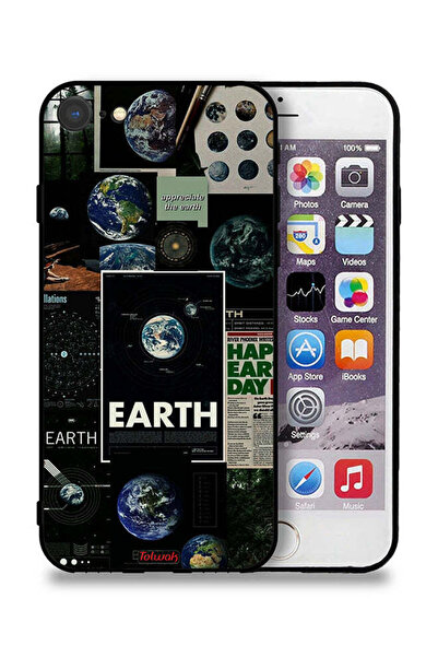 Tolwak غطاء حماية لجهاز Apple iPhone 8 Earth