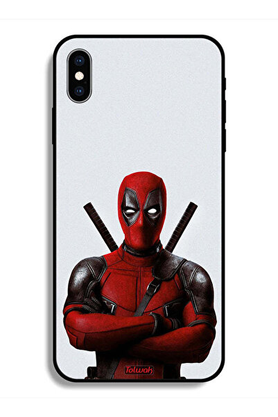 Tolwak جراب حماية لجهاز Apple iPhone X Deadpool