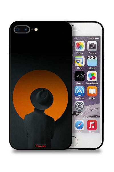 Tolwak غطاء حماية لهاتف Apple iPhone 8 Plus بتصميم قبعة صبي