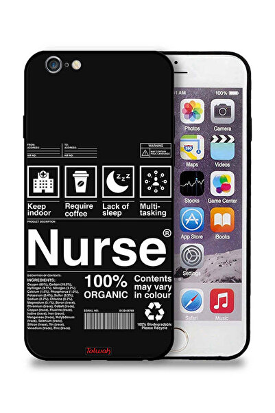 Tolwak جراب حماية لجهاز Apple iPhone 6 Plus/6s Plus - ملصق ممرضة