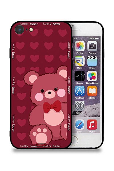 Tolwak Apple iPhone SE (2022) Protective Case Lucky Bear