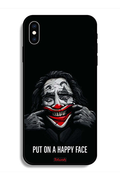 Tolwak جراب حماية لهاتف Apple iPhone X بوجه سعيد
