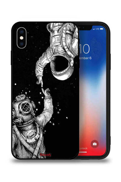 Tolwak جراب حماية لجهاز Apple iPhone XS بتصميم رواد الفضاء