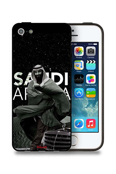 Tolwak غطاء حماية لجهاز آيفون 5/5s/SE من آبل ولي العهد محمد بن سلمان