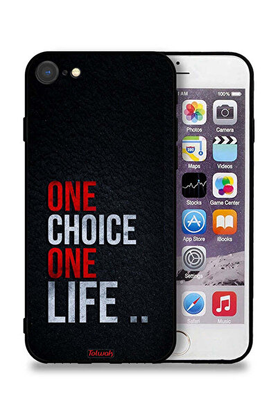 Tolwak جراب حماية لجهاز Apple iPhone 8 - اختيار واحد، حياة واحدة