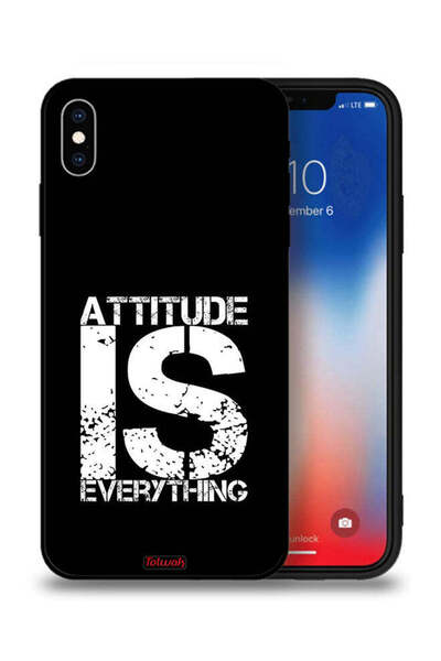 Tolwak جراب حماية Apple iPhone XS Max - Attitude Is Everything