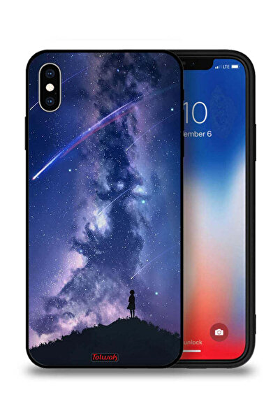 Tolwak غطاء حماية لجهاز Apple iPhone XS Max - نجوم متحركة