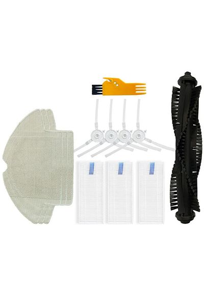 RubyBoutiques 360 S6 Robot Smart Vacuum Cleaner Filter Set 12 Piece Set-(5775) - Blc9893-5215