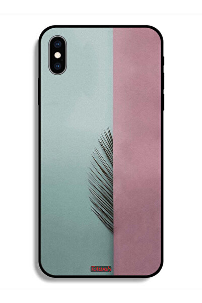 Tolwak Protective Case For Apple iPhone X Half Leaves