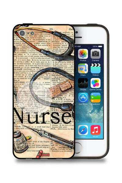 Tolwak جراب حماية لجهاز Apple iPhone 5/5s/SE بتصميم أدوات ممرضة عتيقة