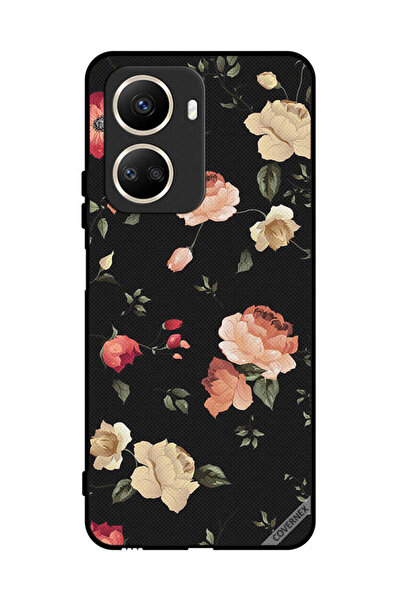 Covernex غطاء حماية لهاتف هواوي نوفا 10 إس إي - ورق حائط فني مزين بالزهور