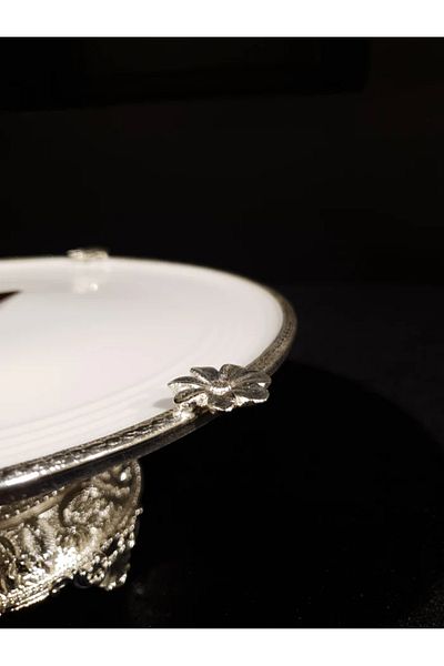 ROY KING Royking Lımoges Round Presentation Plate 41*32*9cm