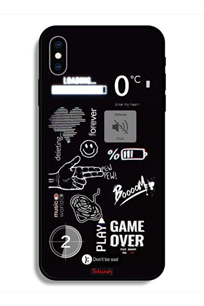 Tolwak Protective Case For Apple iPhone X Game Over Pew Pew