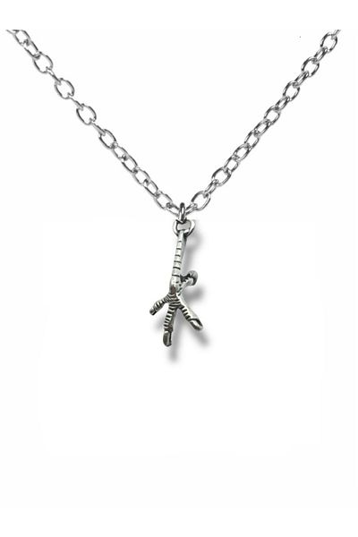 Herşey Nota Claw Charm – Unisex Necklace with Chicken Claw Figure (60 cm Chain)