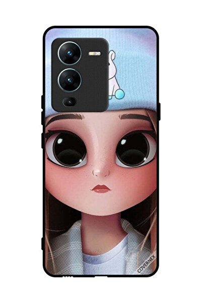 Covernex غطاء حماية لهاتف فيفو V25 برو - فتاة يونيكورن لطيفة