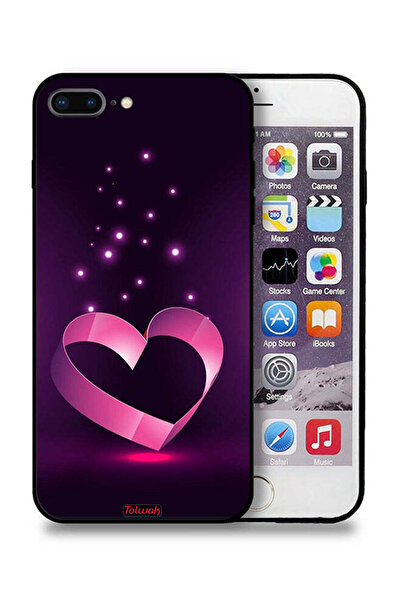 Tolwak غطاء حماية لهاتف Apple iPhone 7 Plus بتصميم قلب