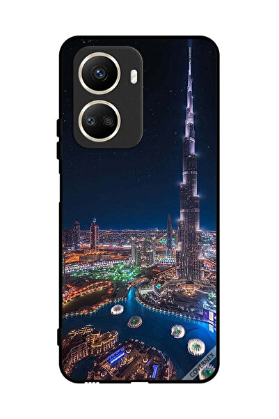 Covernex غطاء حماية لهاتف هواوي نوفا 10 إس إي - منظر ليلي لوسط المدينة