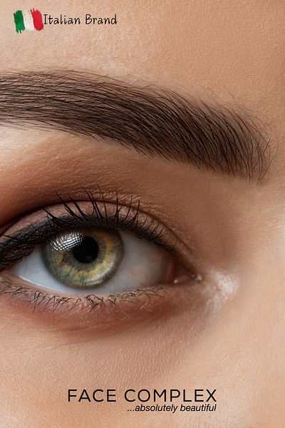FACE COMPLEX Brow Pencil Micro Blading, Creion De Sprâncene Și Periuța 103 Black Brown - Italia