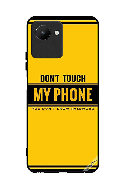 Covernex غطاء حماية لهاتف Realme C30s لا تلمس هاتفي، أنت لا تعرف كلمة المرور