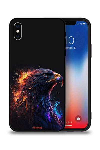 Tolwak غطاء حماية لجهاز Apple iPhone XS بتصميم فن النسر