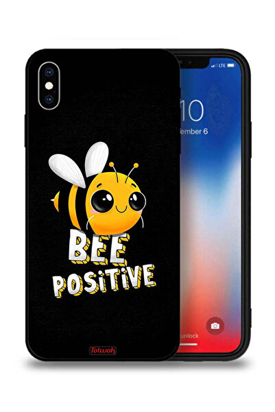 Tolwak جراب حماية لجهاز Apple iPhone XS Max Bee Positive