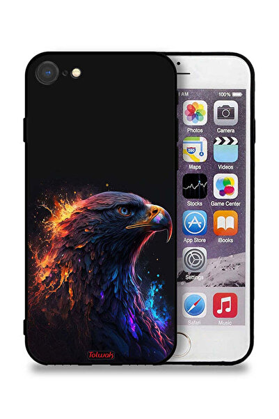 Tolwak غطاء حماية لجهاز Apple iPhone 8 بتصميم فن النسر