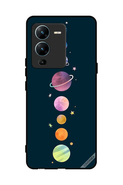 Covernex غطاء حماية لهاتف فيفو V25 برو - الفضاء والنجوم