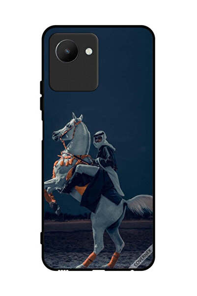 Covernex غطاء حماية لهاتف Realme C30s - شاب على حصان