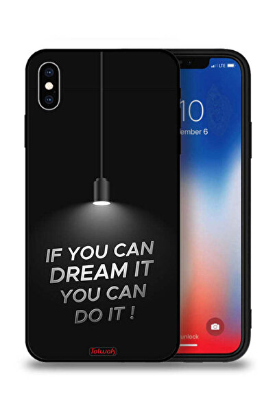 Tolwak جراب حماية لجهاز Apple iPhone XS إذا كنت تستطيع أن تحلم به، يمكنك تحقيقه