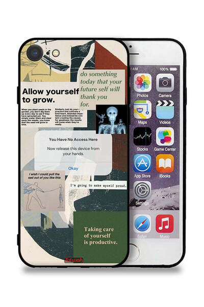 Tolwak جراب حماية لجهاز Apple iPhone 8 اسمح لنفسك بالنمو