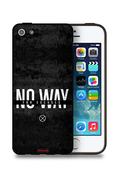 Tolwak جراب حماية لجهاز Apple iPhone 5/5s/SE - لا مجال للعذر