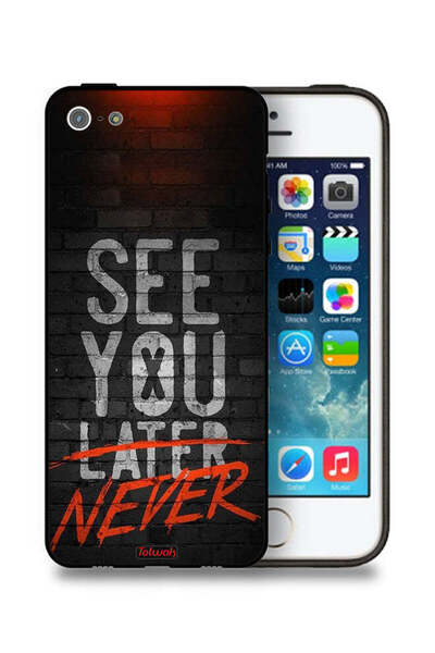 Tolwak غطاء حماية لجهاز Apple iPhone 5/5s/SE - لن تراه أبدًا