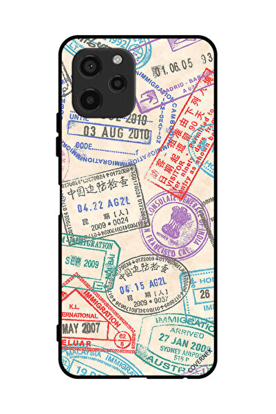 Covernex غطاء حماية لهاتف هواوي نوفا Y61 بنمط طوابع السفر