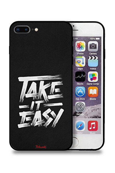 Tolwak جراب حماية لجهاز Apple iPhone 8 Plus - Take It Easy
