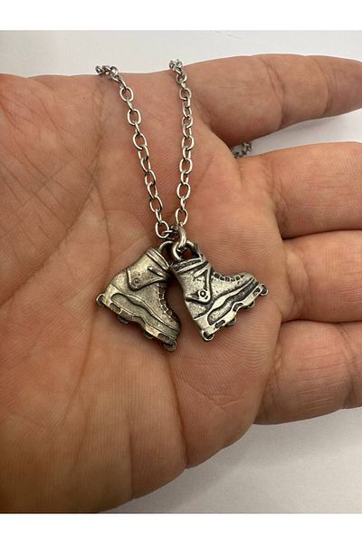 Herşey Nota Roller Spirit – Unisex Necklace with Roller Figure (60 cm Chain)