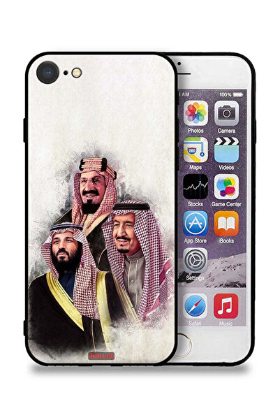 Tolwak جراب حماية لجهاز آيفون SE (2020) من آبل محمد وسلمان وعبد العزيز