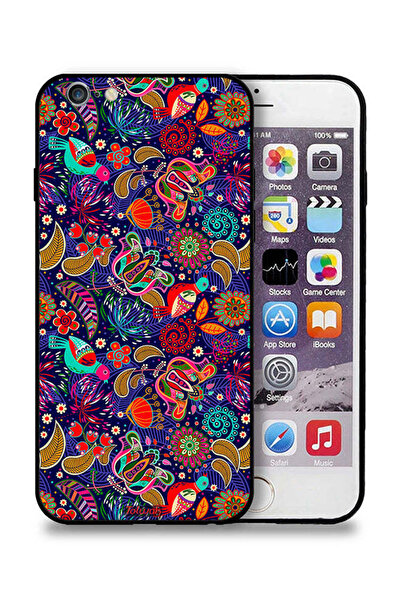 Tolwak غطاء حماية لجهاز Apple iPhone 6/6s بنمط طيور وأوراق وأزهار ملونة