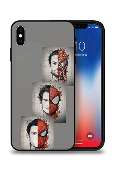 Tolwak جراب حماية لجهاز Apple iPhone XS برسومات سبايدر مان
