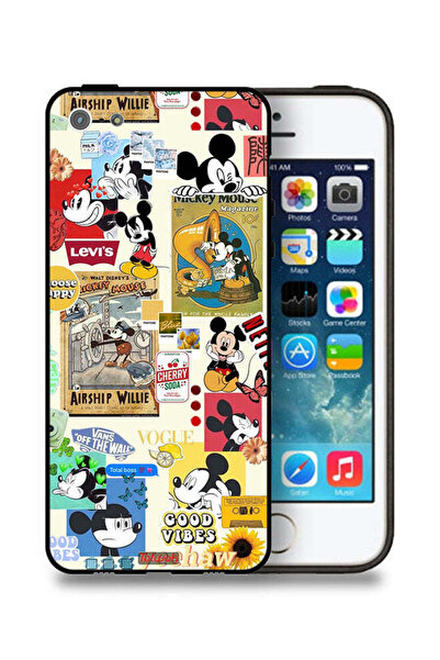 Tolwak جراب حماية لجهاز Apple iPhone 5/5s/SE مع ملصقات مختارة