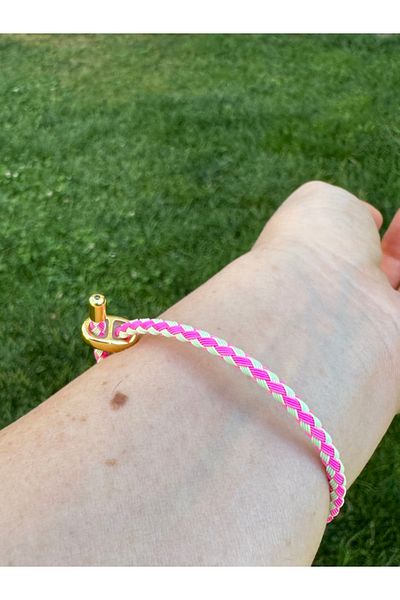 bijuxbymrv Elevator Rope Woven Bracelet