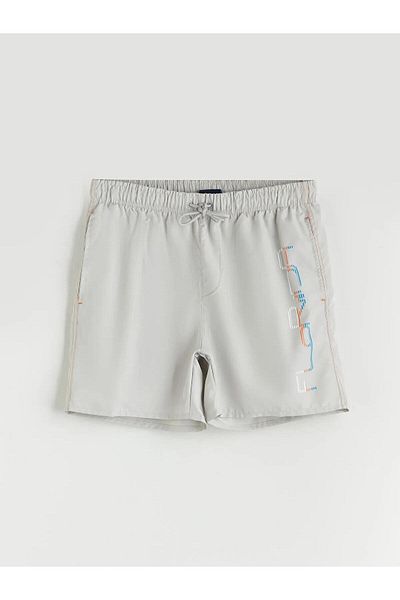 LC Waikiki LCW SWIMWEAR Ανδρικά μαγιό με στάμπα σε κοντό μήκος (S5)