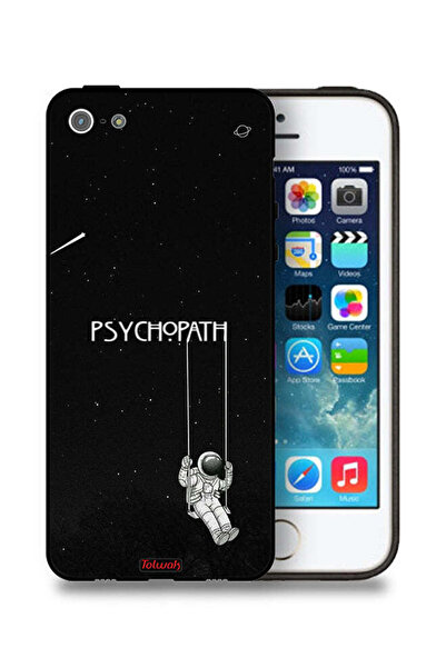 Tolwak جراب حماية لجهاز Apple iPhone 5/5s/SE - مختل عقليًا