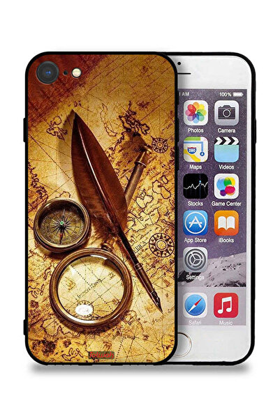 Tolwak جراب حماية Apple iPhone SE (2022) بتصميم بوصلة عتيقة