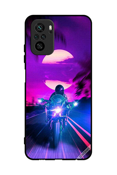 Covernex غطاء حماية لهاتف Poco M5s 4G، خلفية رجل على دراجة
