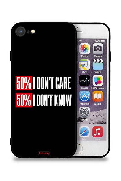 Tolwak جراب حماية لجهاز Apple iPhone 7 لا يهمني